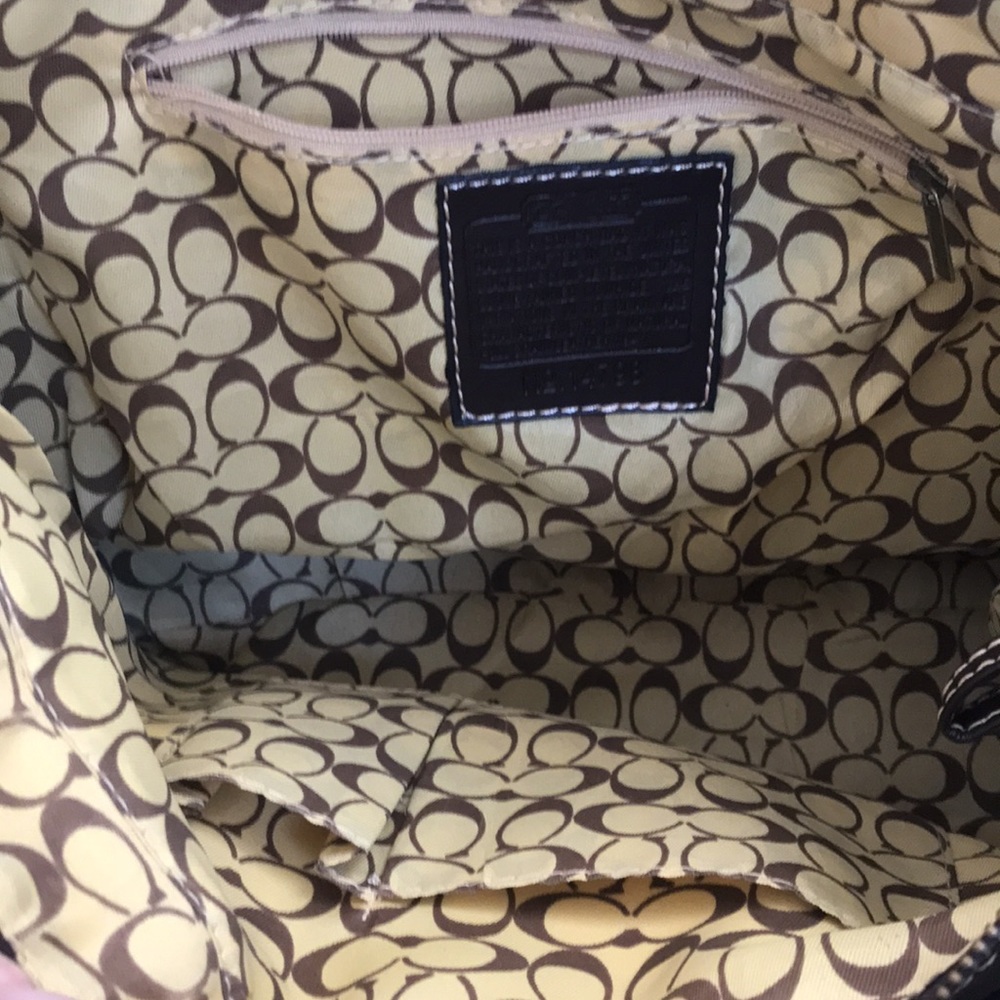 ✨e🆕BN!Coach Brown Classic Print Tote!✨ - Picture 5 of 6